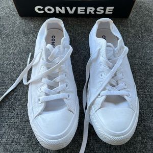 All white Converse